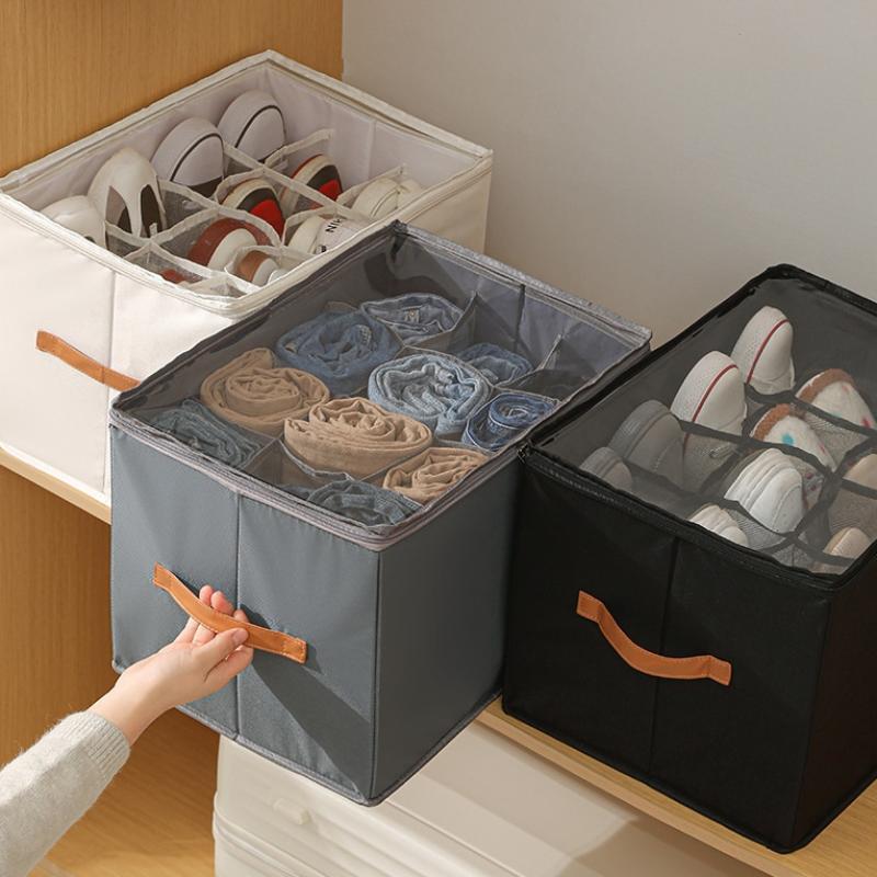 Foldable Fabric 12 Grid Shoe S - đánh giá và giá Sneaker Case