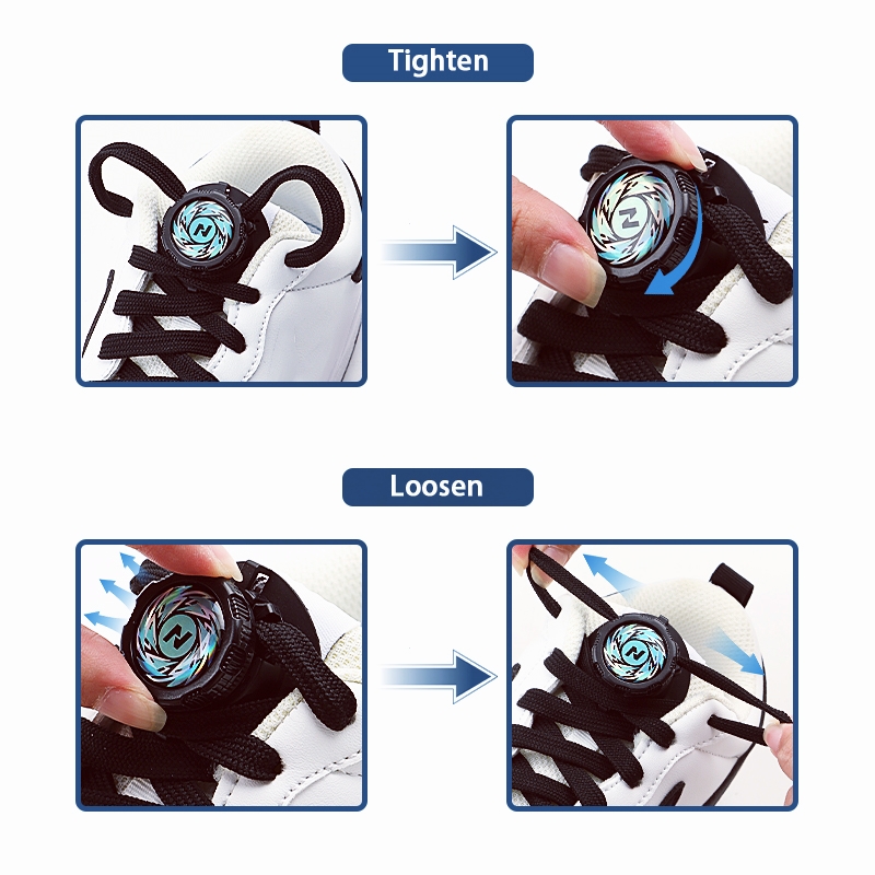 1 Pair No Tie Shoelaces Automa - đánh giá và giá Sneaker Care Accessories