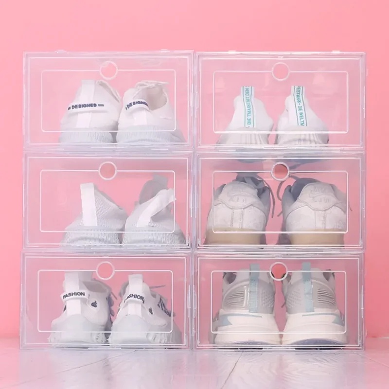 6pcs Transparent Shoe Boxes St - đánh giá và giá Sneaker Case
